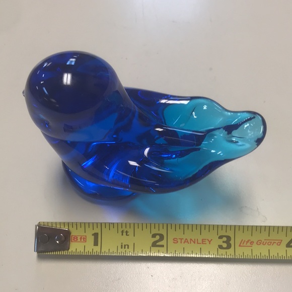 Vintage Terra Studios Blue Bird of Happiness 3-1/2" Art Glass Figurine‎ - Picture 6 of 7